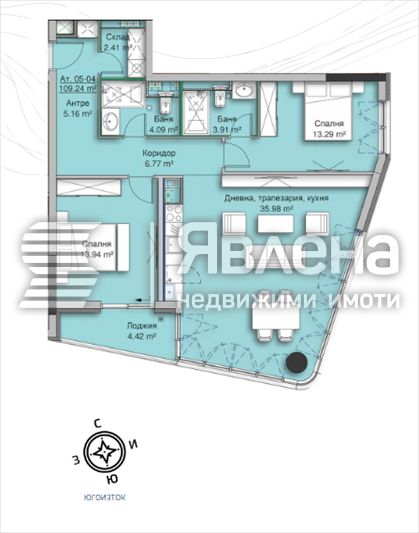 Продава се Тристаен апартамент в София, Кръстова вада - 133 кв.м за 2708 €/кв.м - Снимка #1