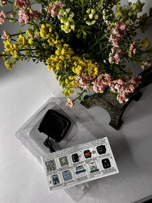 Ceas smartwatch unisex argintiu/gri