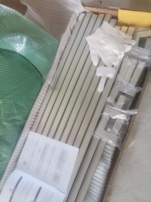 външна оранжерия Правоъгълна кутия за сеялки Комплект градинско повдиг