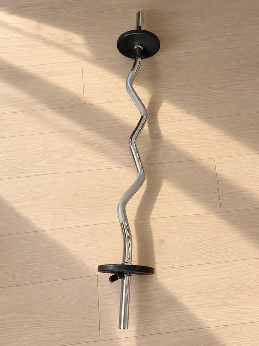 Bară EZ/Z cu 2 discuri Power System de 2 kg și 2 cleme, 120cm