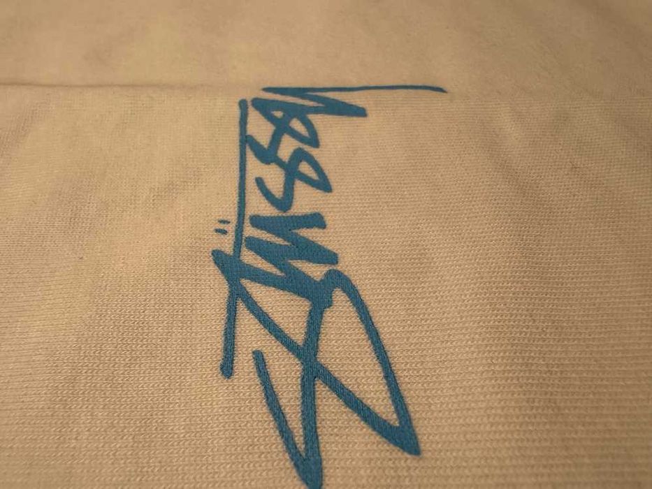 Stussy Statue Pigment Dyed White T-shirt