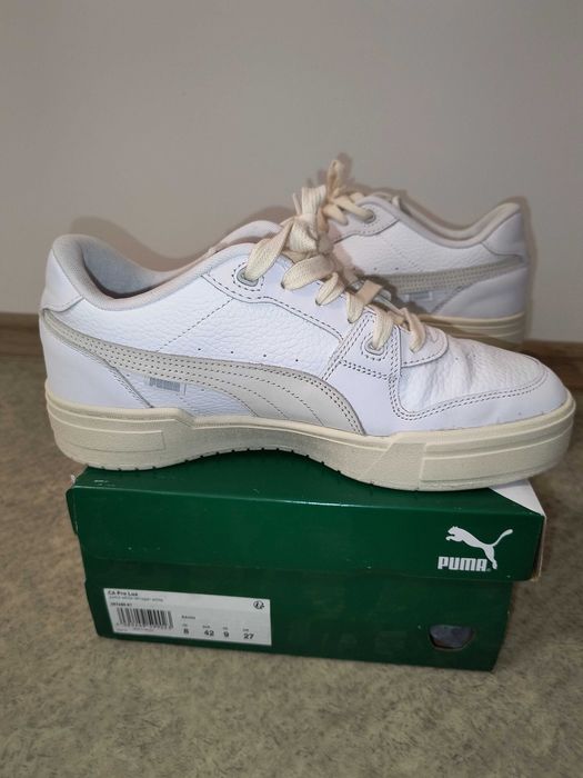 Кецове PUMA цвят бял+слонова кост