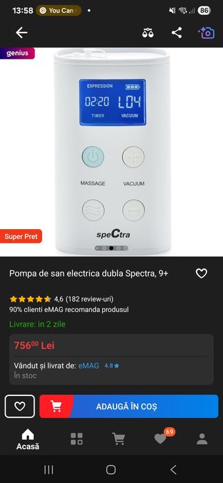 Pompa San Spectra 9 Plus
