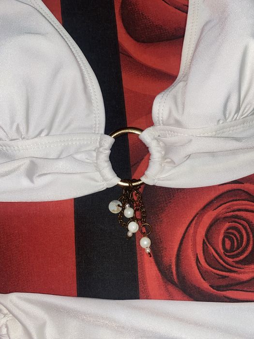 Set costum de baie alb marimea 40