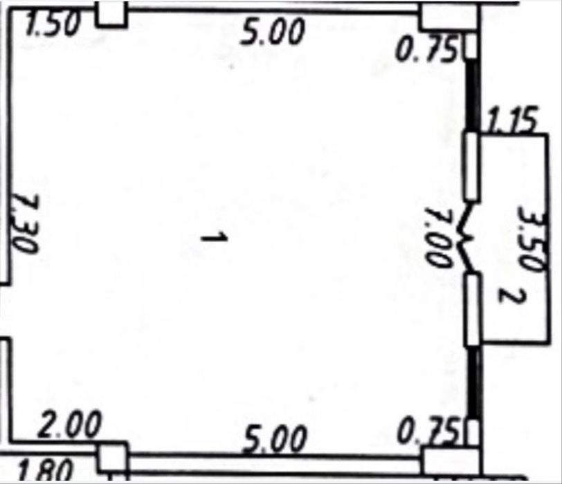 Askiya City 2к 59м², коробка, кадастр на руках, рынок Аския