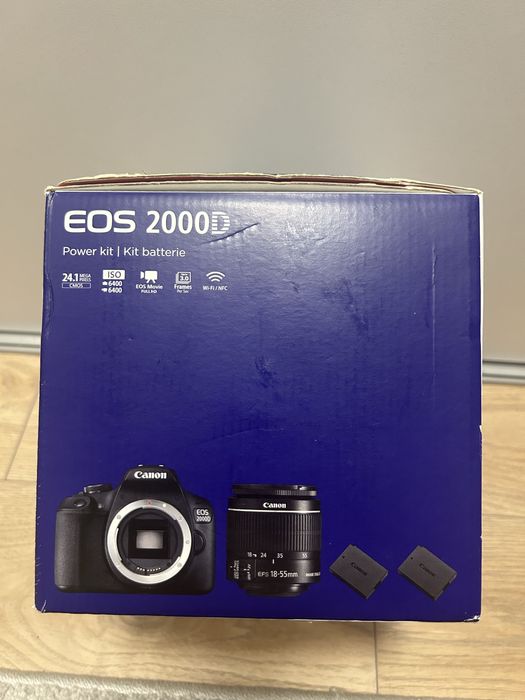 Aparat foto DSLR Canon EOS 2000D, Sigilat