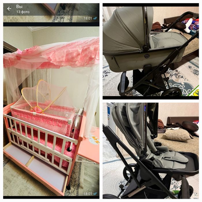 Продам коляска и детский кровать