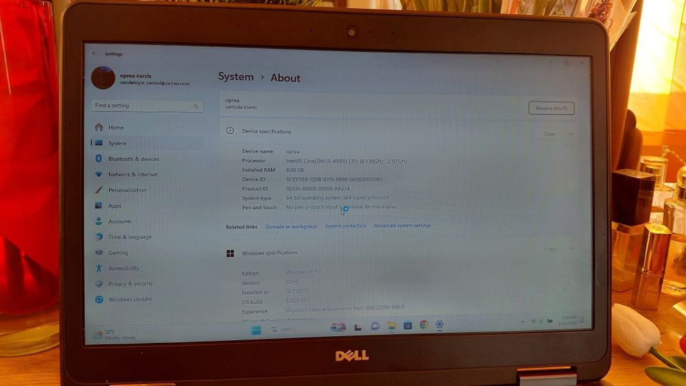 Laptop dell latitude e5440 procesor i5 pro