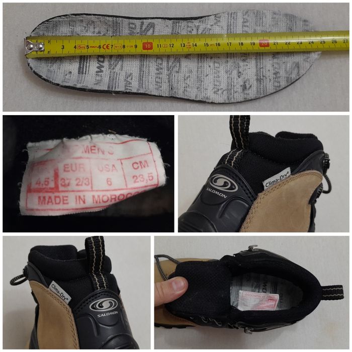 Bocanci SALOMON X Adv Clima Dry Contragrip piele naturală Nr 37 2/3 EU