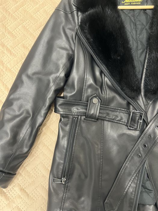 Кожанная куртка.