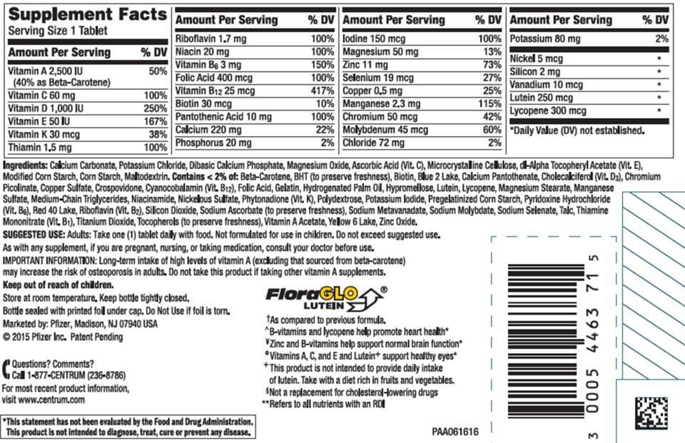 Центрум Сильвер 50+ 325 шт с витамином D3-  Витамины из Америки