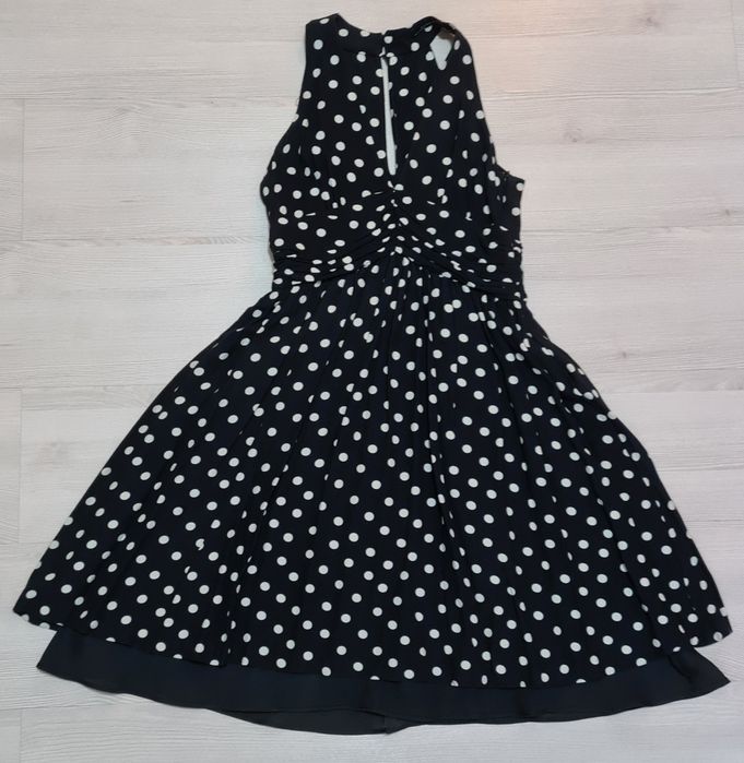 Rochie Zara neagra cu buline