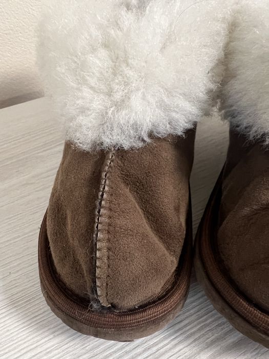 Детски пантофки естествена кожа