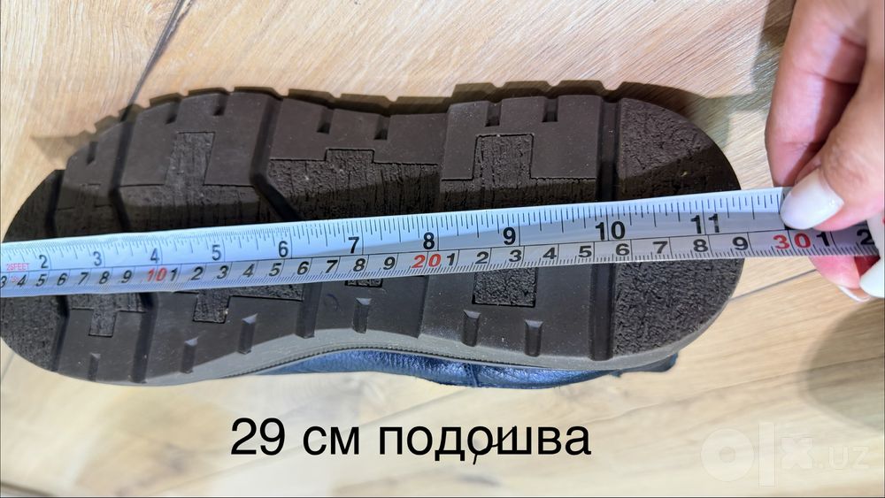 Ботинки теплые Оксфорды. Размер 41-42