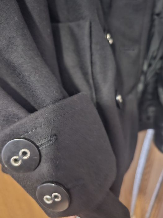 Jachete stofă groasă neagră