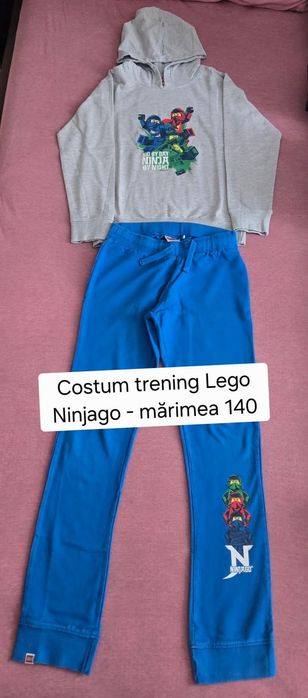 Costum trening Lego Ninjago,din bumbac, stare excelentă - mărimea 140