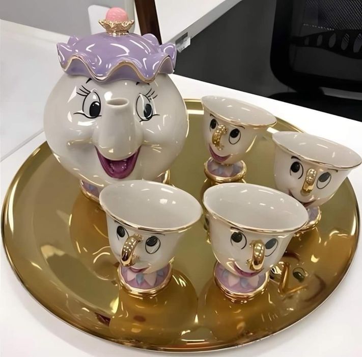 Набор посуды красавица и чудовище