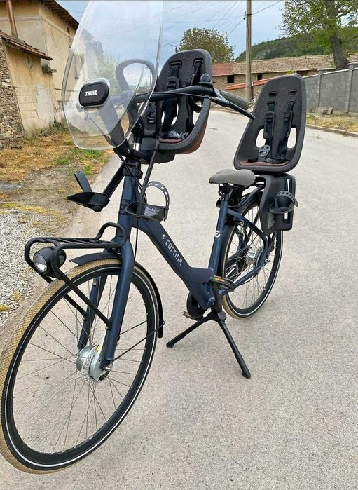 Cortina Common Family - семеен велосипед с 2 детски седалки, модел 2025г.