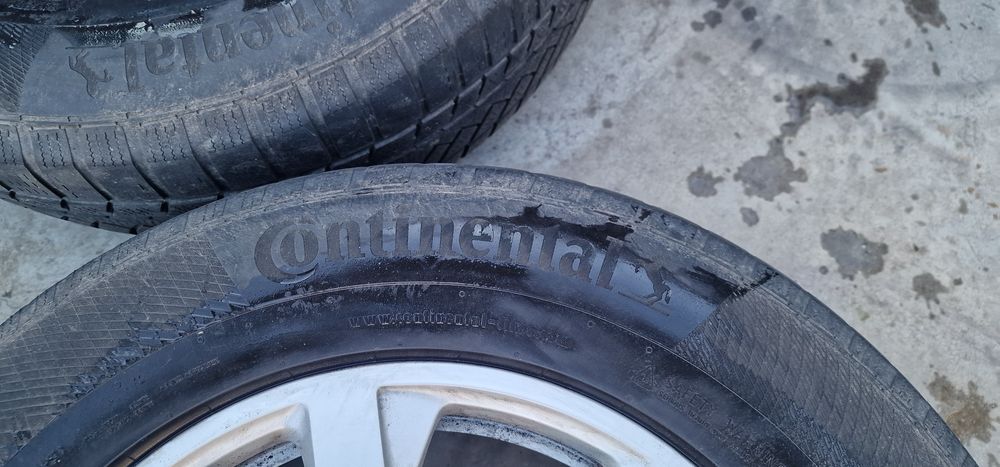 Jante  Audi Q5 17" OEM + Anvelope Iarnă Continental 235/65 R17