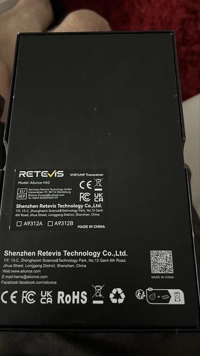 Retevis HA2 Walkie Talkie FPP Dual Band GPS APRS