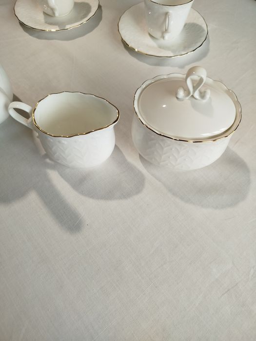 Набор  за кафе от фин  костен порцелан