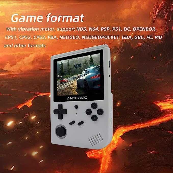 RG351V игровая консоль, 2500 классических игр + Fleshka