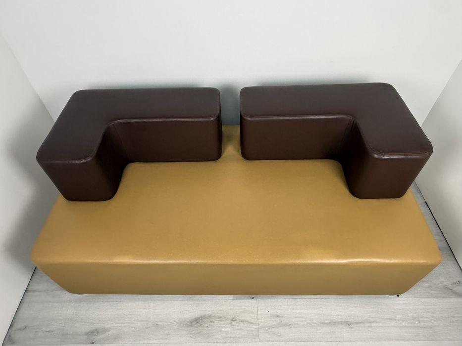 Steelcase немски офис диван с естествена кожа