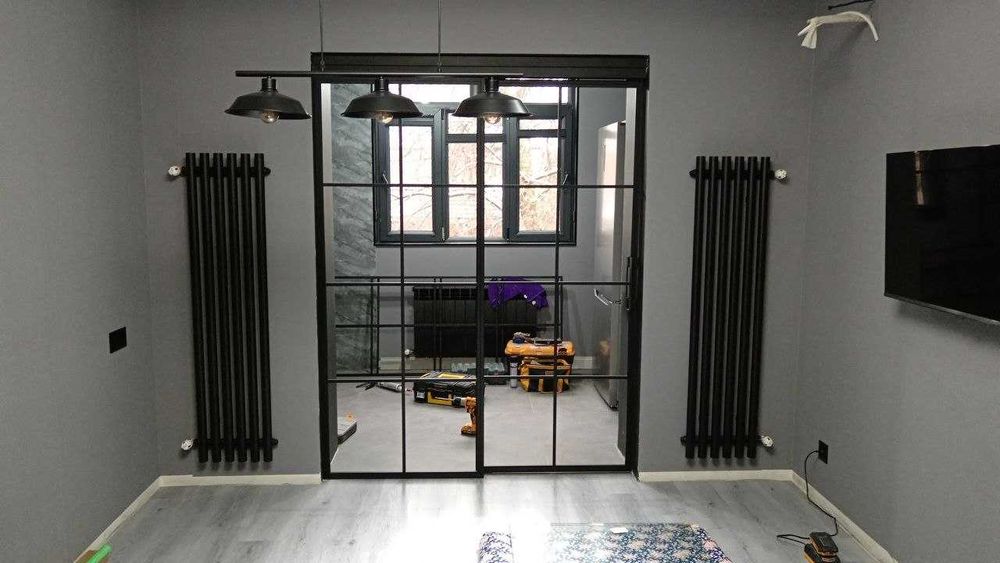 Раздвижные перегородки и двери в стиле Loft / Душевые кабины