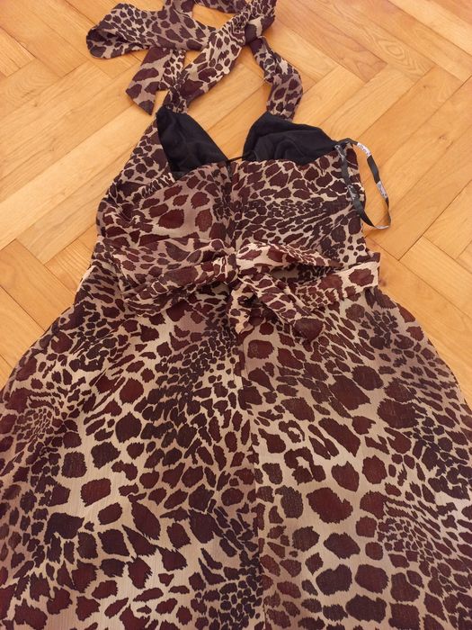 Елегантна леопардова рокля