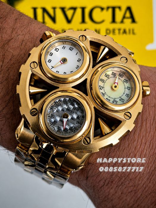 INVICTA Cerberus Gold 47 mm, Инвикта нов мъжки часовник