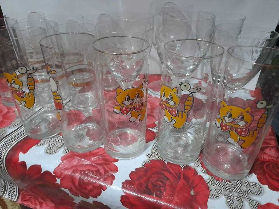 Стаканы праздничные, фужеры