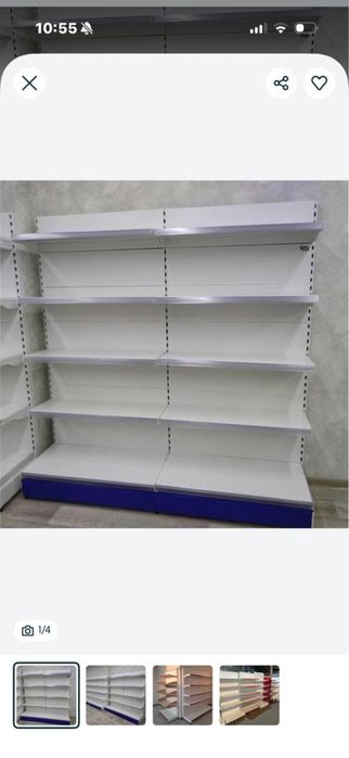 Продам стеллаж витрина