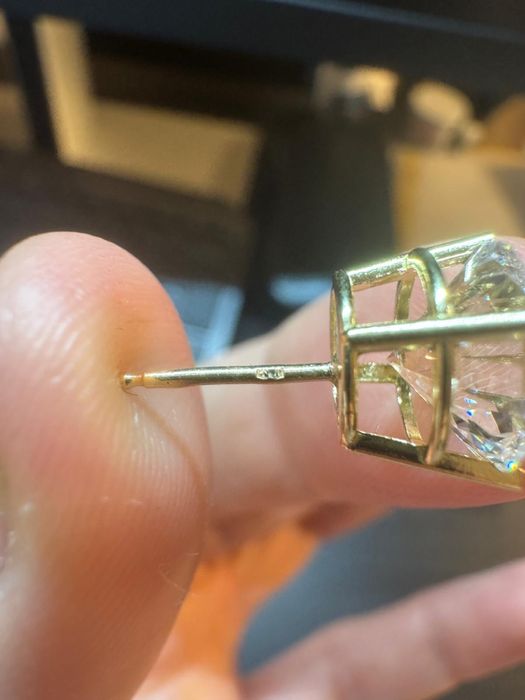 Cercei cu diamante lab grown | aur 18k | 6 ct | EVS2 | certificate IGI