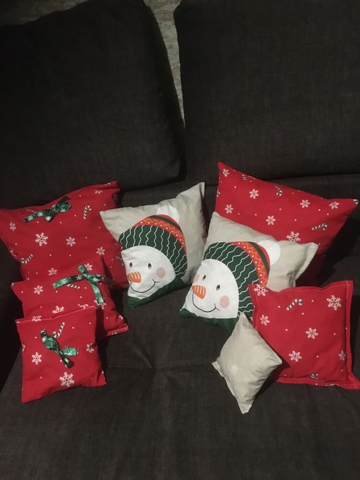 Коледни възглавници и покривки