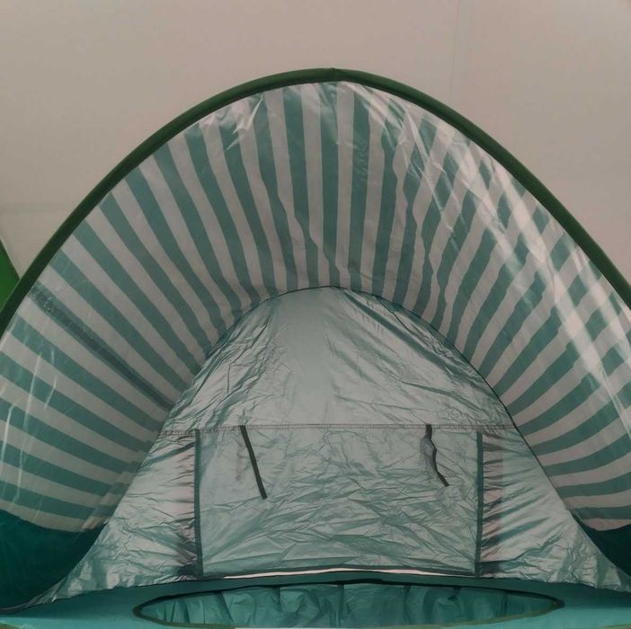 Детска плажна палатка със сенник 120x80x70 см – UV защита, лека и удобна за море и къмпинг