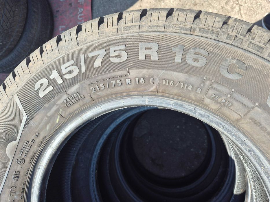 4 Anvelope de VARA - 215/75/16C - Continental - Stare F BUNA - DOT 2015 !
