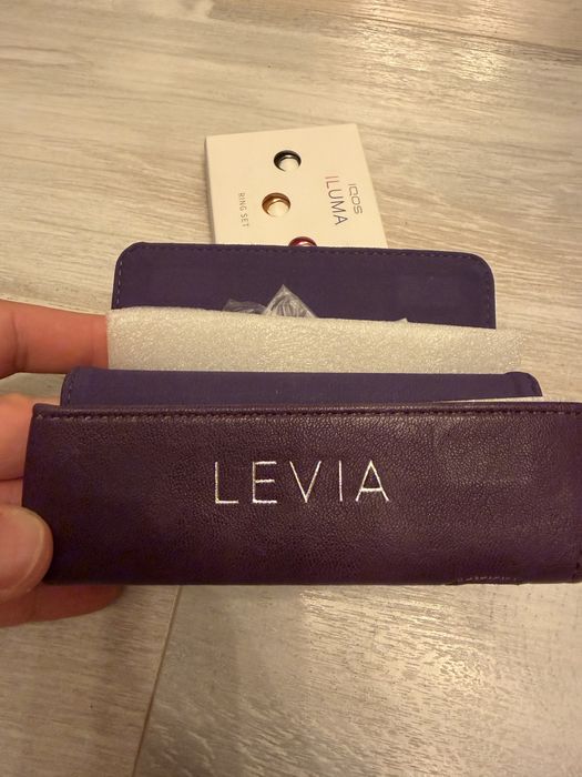 Set Accesorii IQOS ILUMA – Husă Premium LEVIA + Set 3 Inele (Ring Set)