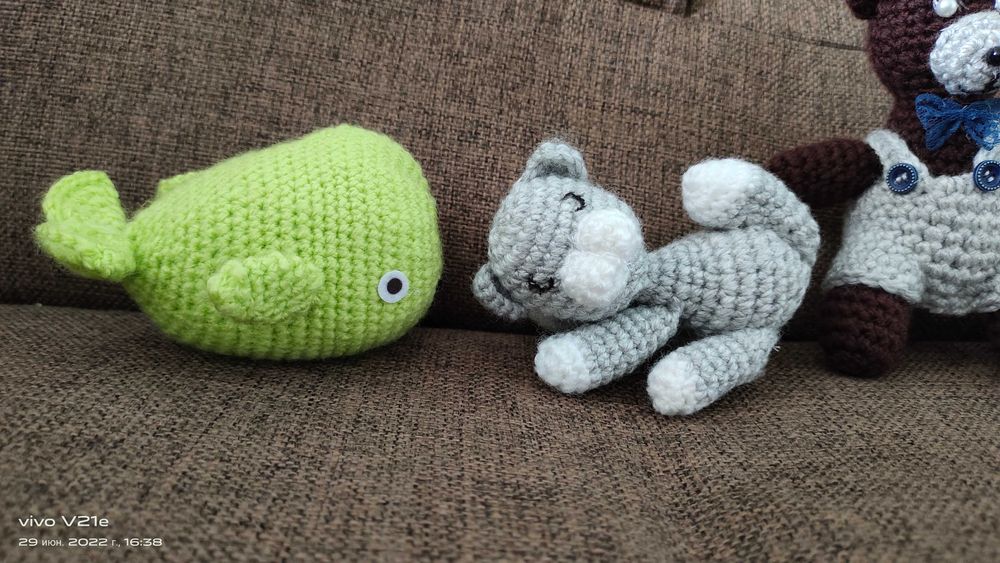 Yumshoq to'qilgan o'yinchoqlar