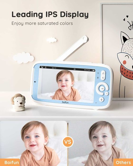 Видео бебефон BOIFUN VB805 - 300 метра