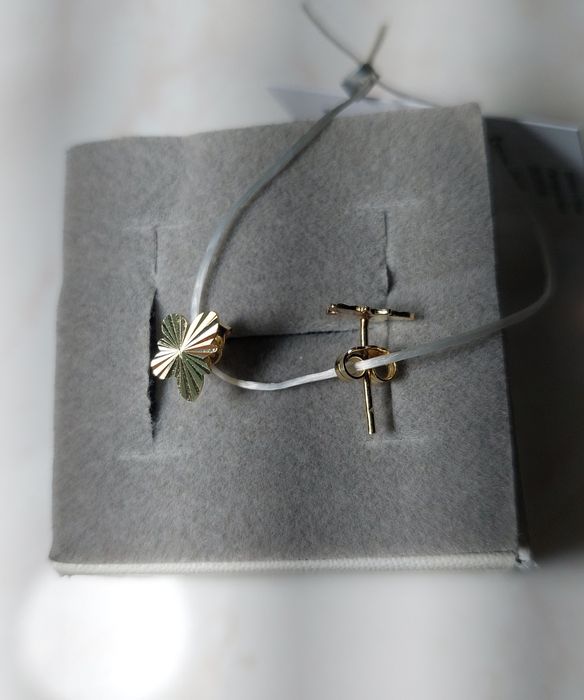 Серьги пусеты золото 585 пробы