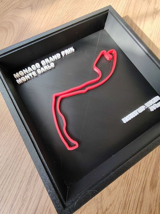 3D рамка Monaco GrandPrix – персонализиран подарък за фен на Формула 1