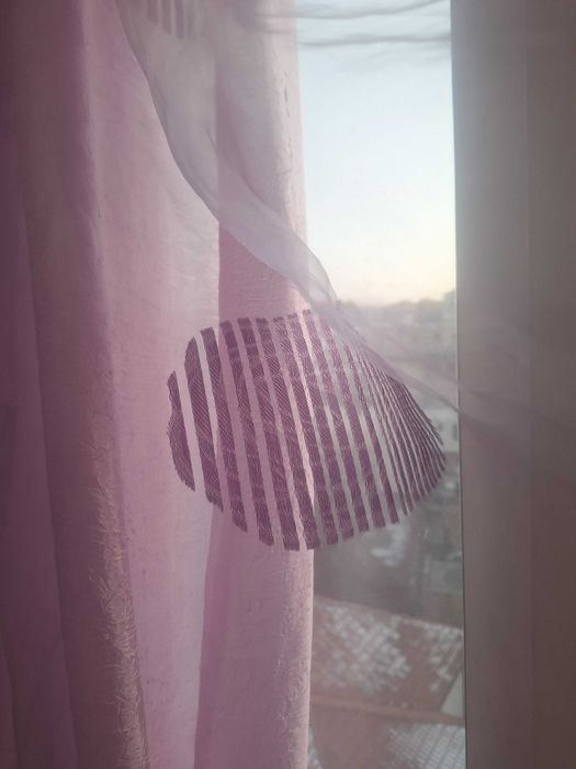 Двойни пердета - тюл и вискоза