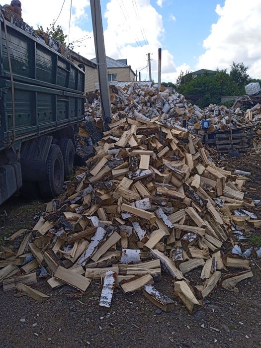 Астана: Дрова берёза, колотые чурки