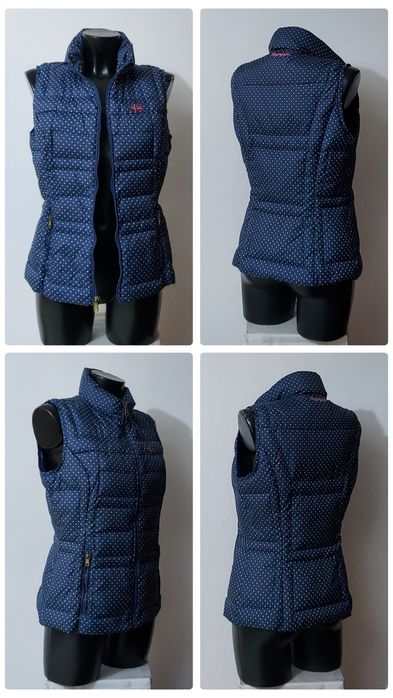 Vestă Napapijri Geographic Ultralight puf de rață, mărime M, albastră