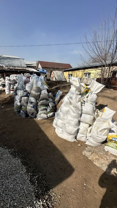 Отсев песок в мешках