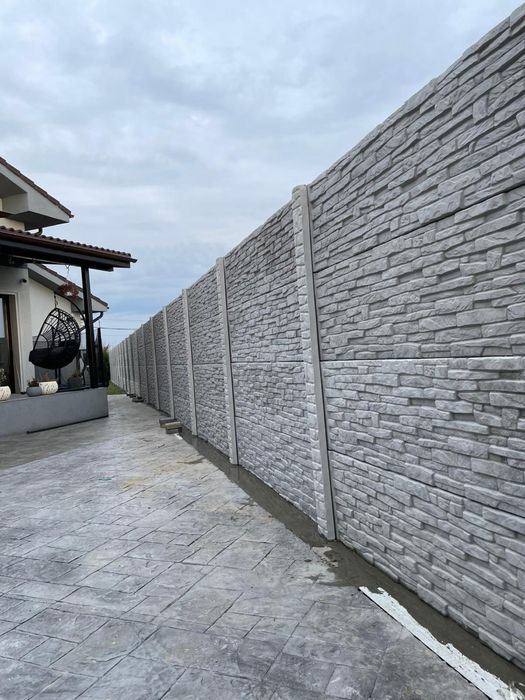 Gard Beton gri sau alb