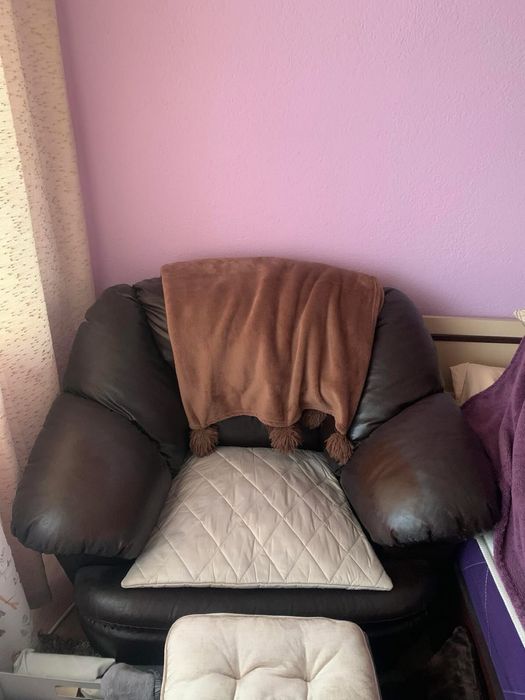 Кожен фотьойл за релакс