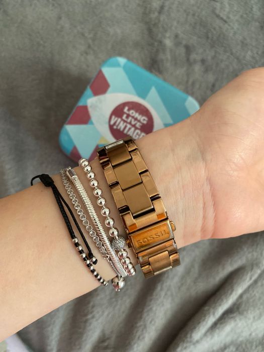 Ceas Fossil Stella ES2859 auriu rose