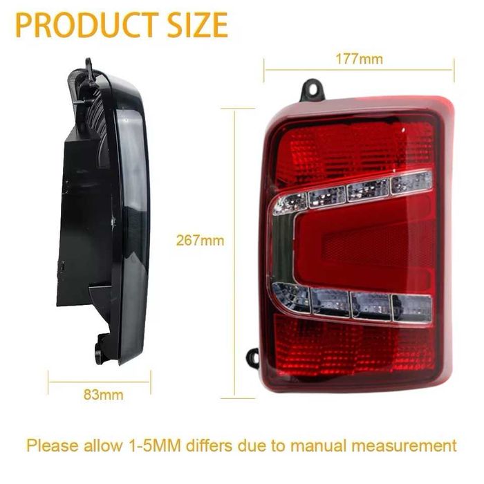 2 БРОЯ LED Диодни Тунинг Стопове за Lada Niva Задни Светлини