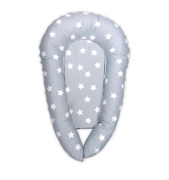 Baby Nest  3 in 1, Lorelli, 110 x 70 x 15, husa bumbac ranforce, Gri